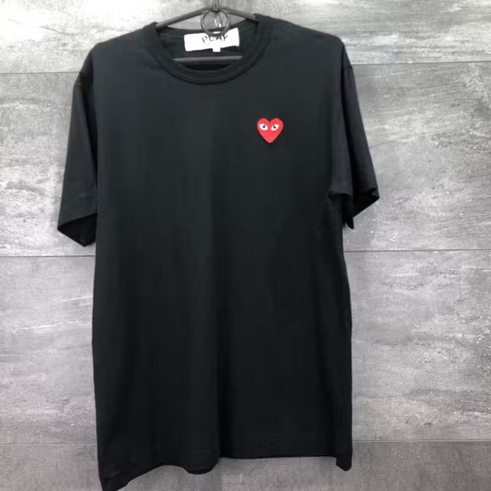 Comme Des Garcons Play logo patch Mens T-shirt Large